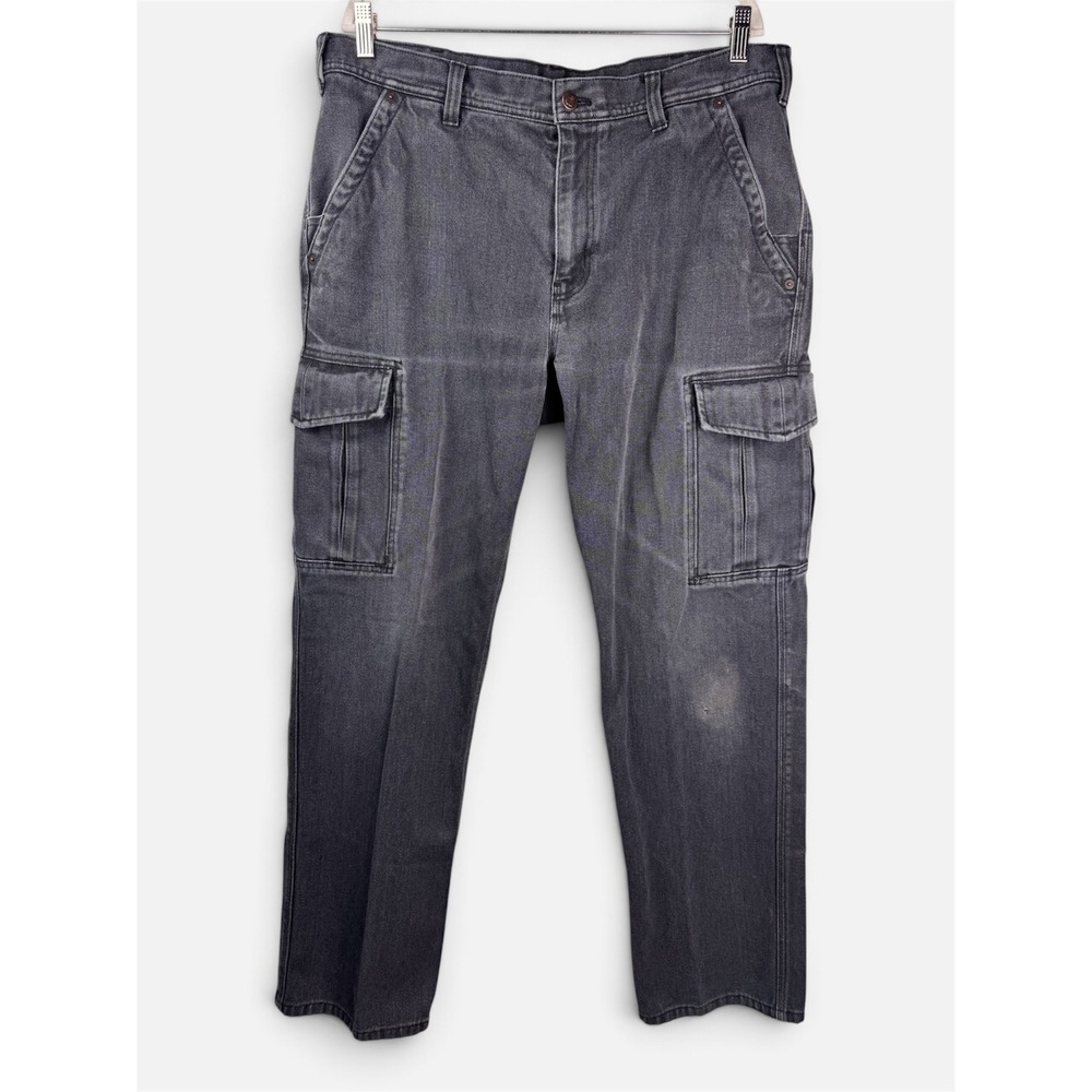 Patagonia Iron Forge Hemp Cargo Pants Mens 38 Faded Black Workwear STY55281
